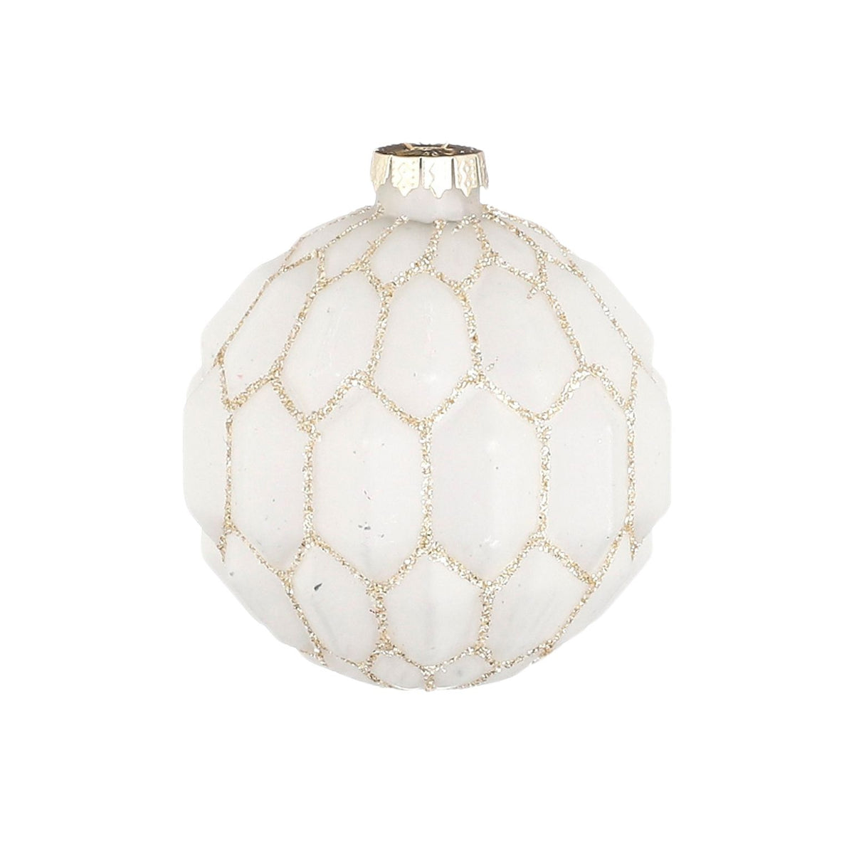 Božični okraski Bauble glass Beli, 6 različic