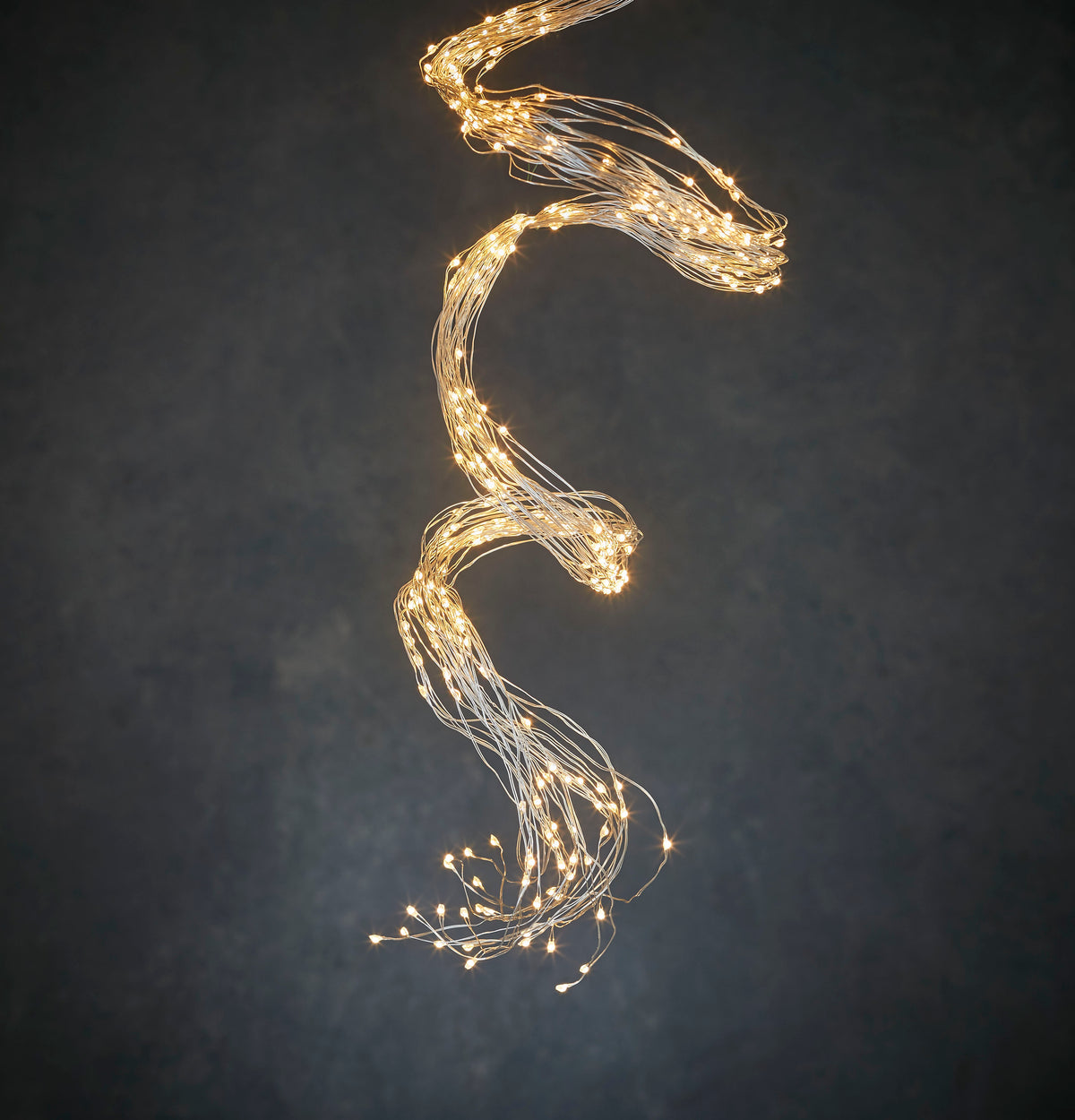 Luca Lighting svetlobni snop – toplo bele bakrene LED lučke (520 LED)