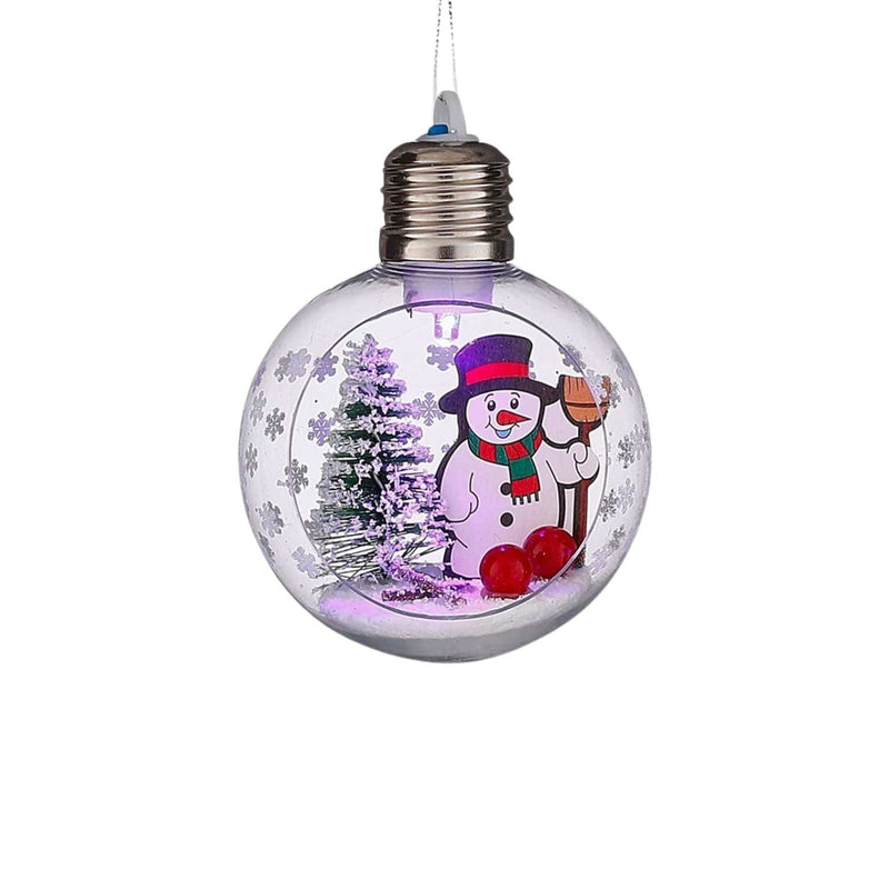 Božični okraski z LED osvetlitvijo - 3 različni