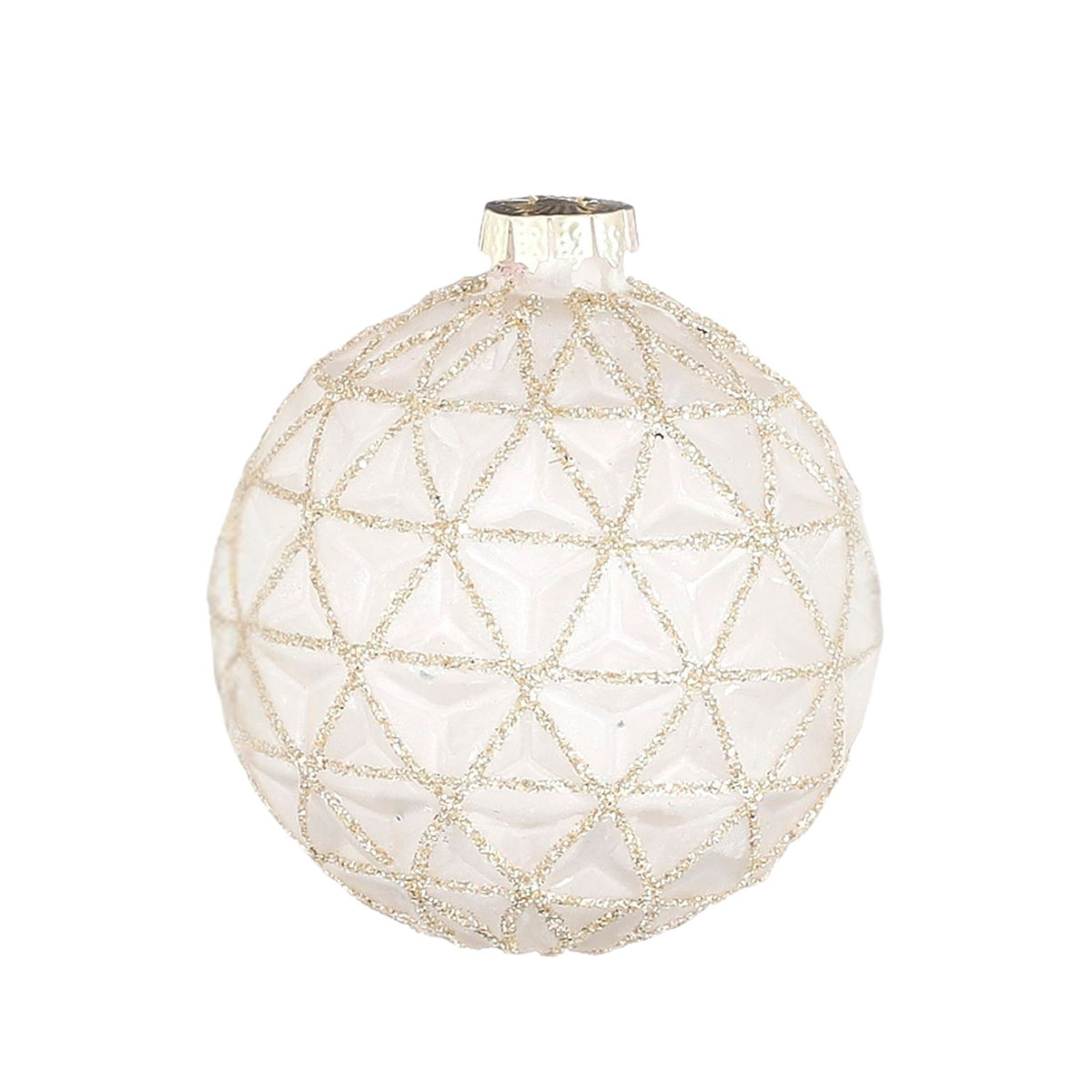 Božični okraski Bauble glass Beli, 6 različic