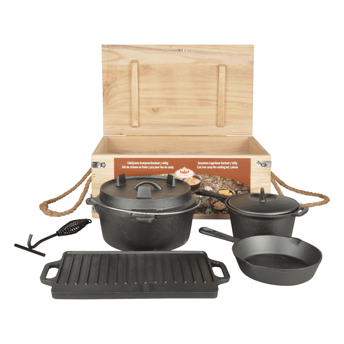 Litoželezni kotliček set