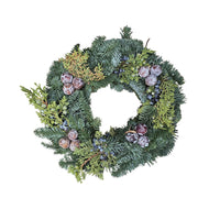 Osnova za venček – mešano zelenje (Ø 30 cm, enostranski)