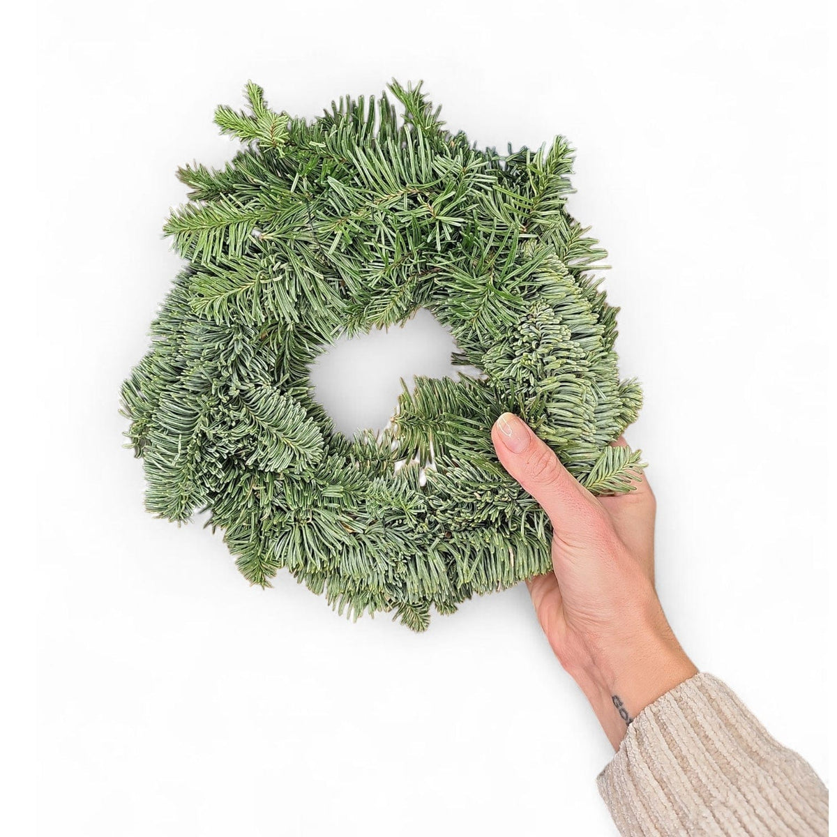 Osnova za venček – Nordijska jelka (Ø 25 cm, enostranski)