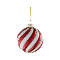 Božični okraski Bauble glass Rdeči, 2 različici