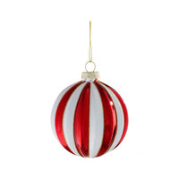 Božični okraski Bauble glass Rdeči, 2 različici