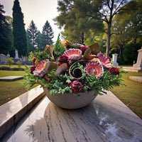 Aranžma v lončku Tiha eleganca