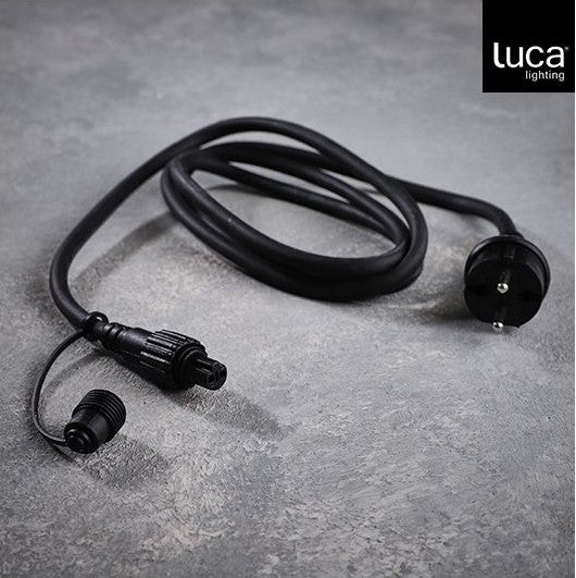 Luca Lighting Connect XP start kabel – črn, 180 cm