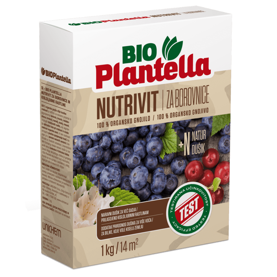plantella nutrivit za borovnice in jagodičevje