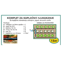 Kapljična namakalna cev ELGO set